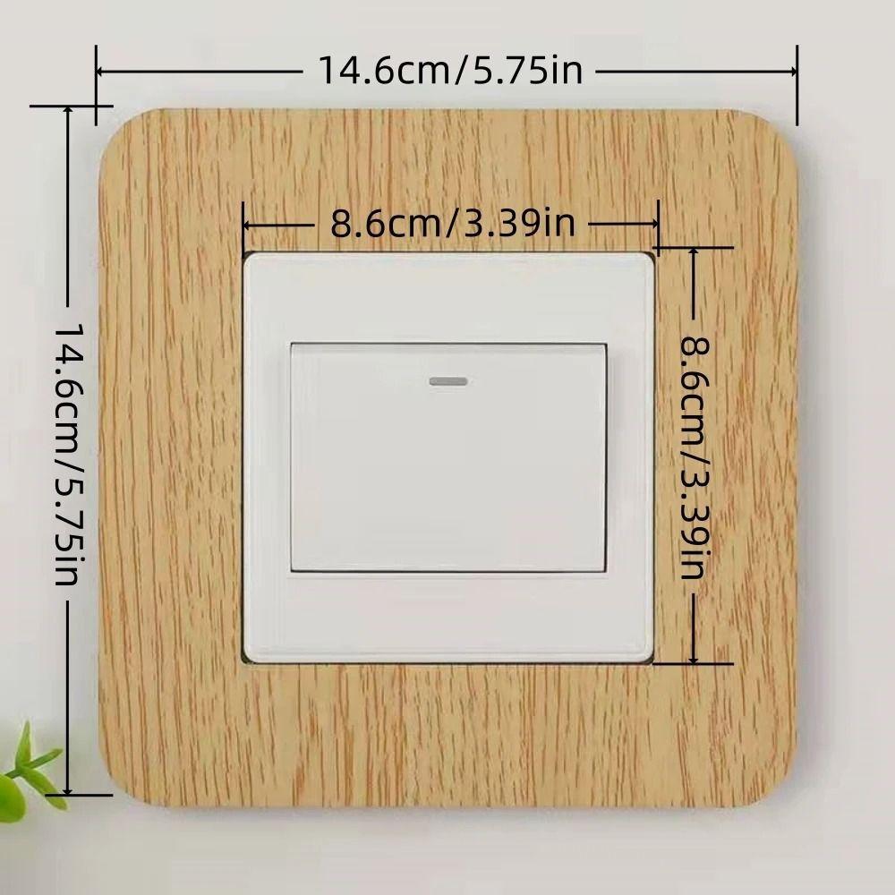 Resin Switch Protective Cover Anti-Dirty Light Switch Decoration Home Living Room