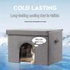 Portable Summer Cooling Nest for Cats & Dogs - Foldable, Air-Conditioned Sleep Pad