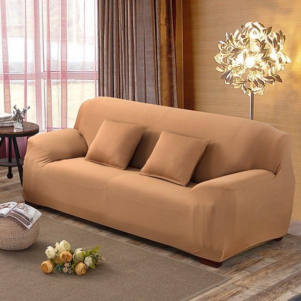 Stretch Sofa Cover Big Elasticity 100 %Polyester Spandex Couch Cover 1 /2 /3 Seater Elastic Sofa Cover Solid Sofa Covers