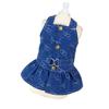 Denim Strap Pet Clothes Spring and Summer New Casual Two-legged Dog Vest Teddy Small