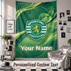 Custom Tapestry Wall Hanging, Sporting CP Personalized Name Text Home Wall Decor