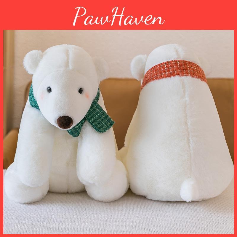 Polar Bears Cartoon Animal Stuffed Plush Toys Dolls Children Gifts Birthday