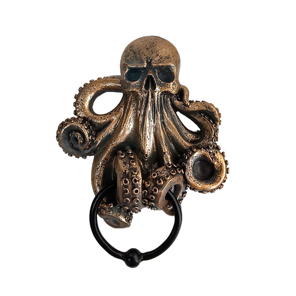 American Retro Resin Door Knocker Halloween Dark Decor