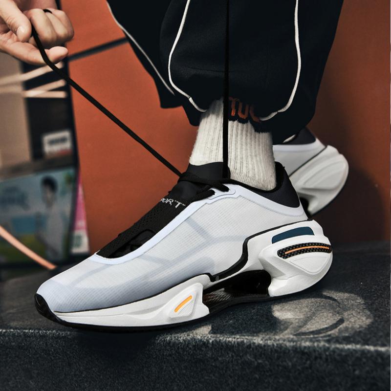 Running Shoes Ultra-light Shock-absorbing Professional Running Shoes Student Men's Breathable Non-slip Sports Shoes