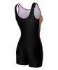 Laelliseupocheu [Oslh655 Mlt] Rainbow Aqua 3-Part U-Back Swimsuit