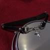 2026 New Punk Dark PU Leather Cross Chocker Neck Strap Daily Clavicle Chain Collar Female