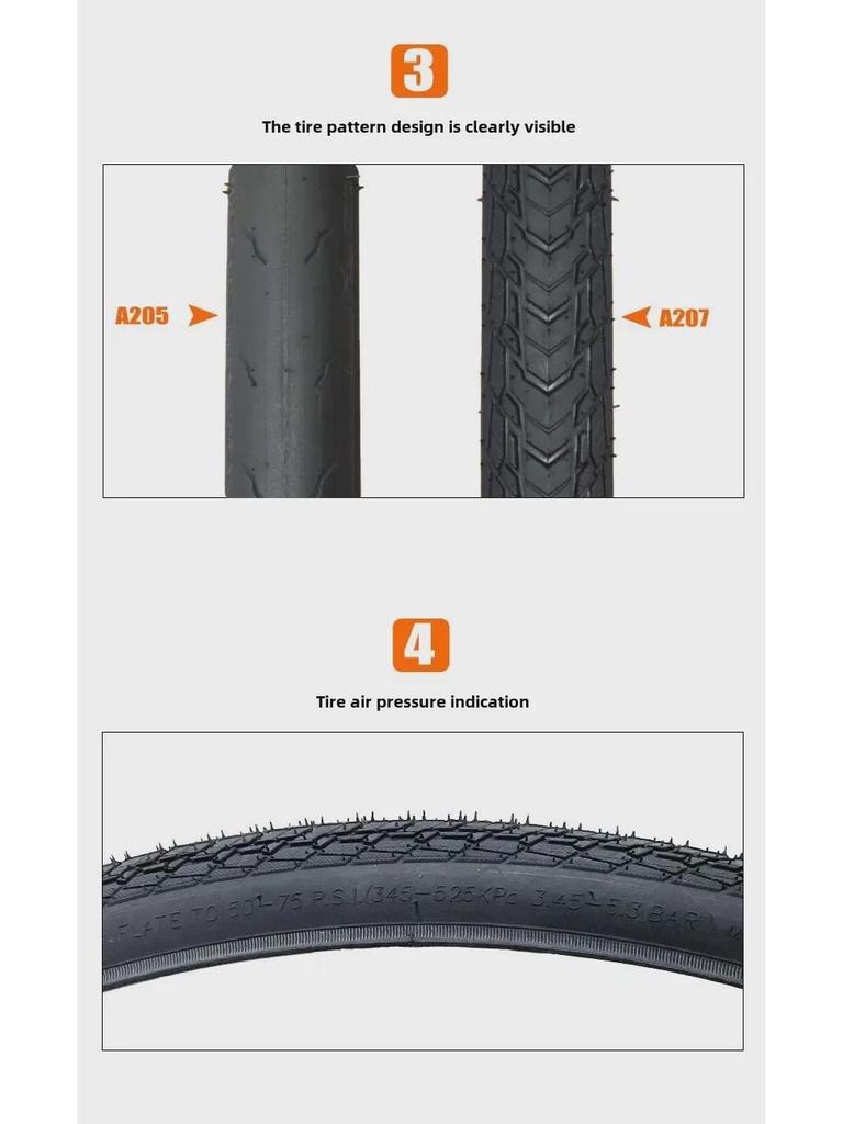 Neumático antideslizante para bicicleta de carretera Black Cat, serie 700x25C a 38C