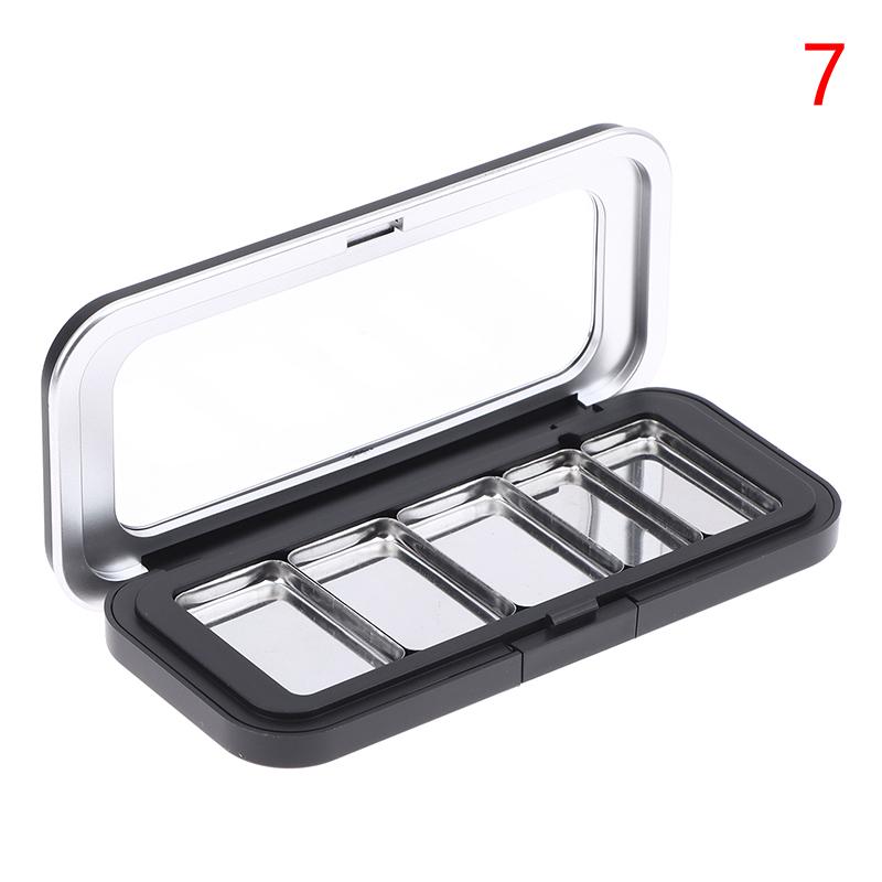 Empty Magnetic Eyeshadow Palette Refillable Black Clear Makeup Storage Case Box DIY Cosmetic Lipstick Foundation Blush Container