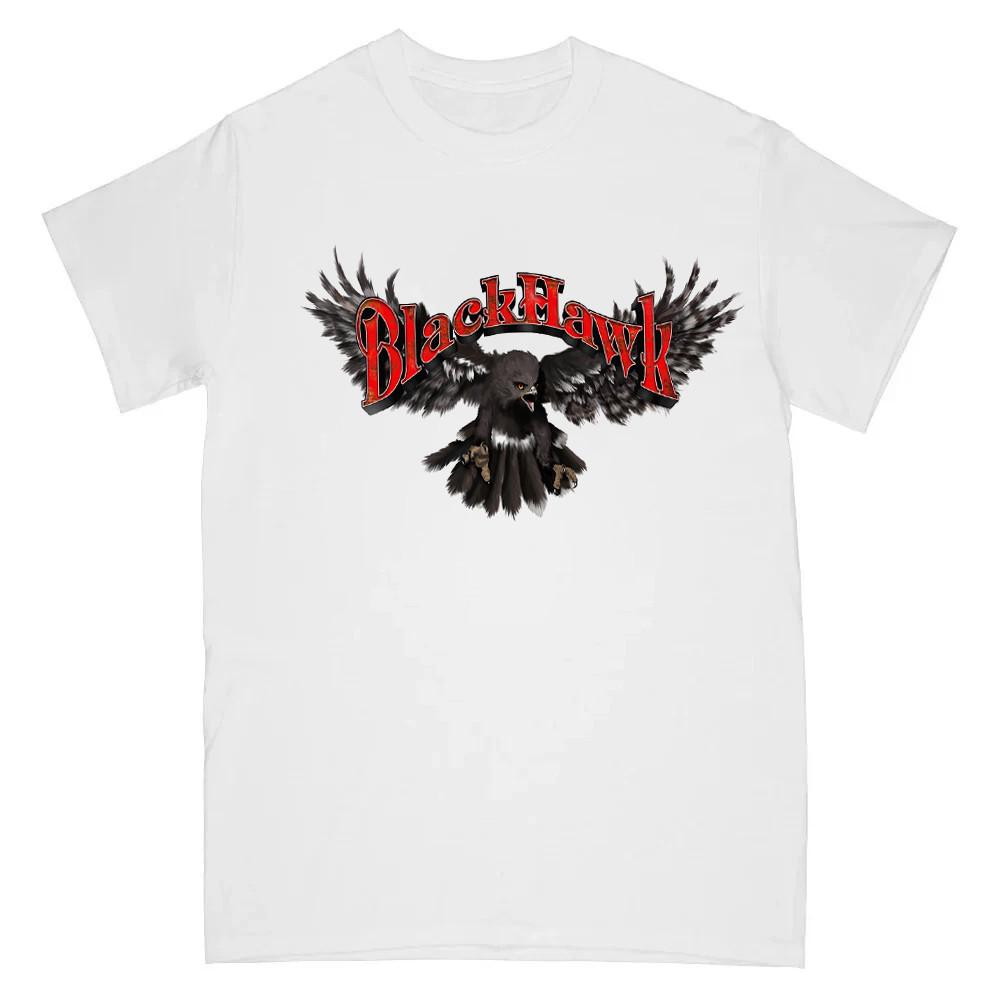 Rare Hot Blackhawk Rock Band Cotton White S-5XL Shirt AA323 Unisex T-Shirt XXL