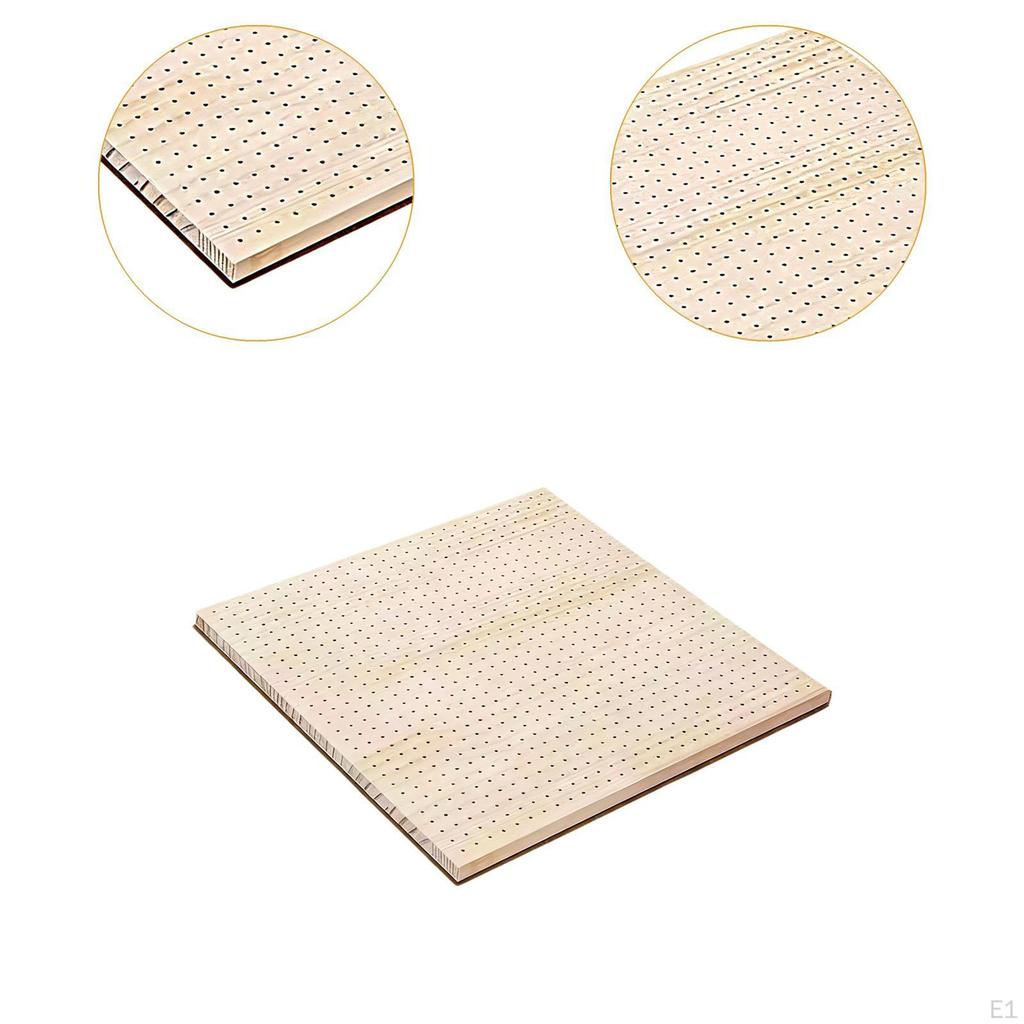 Wooden Crochet Blocking Board Mat Gifts with Pegs for Crocheting Knit Purse Bags Hats