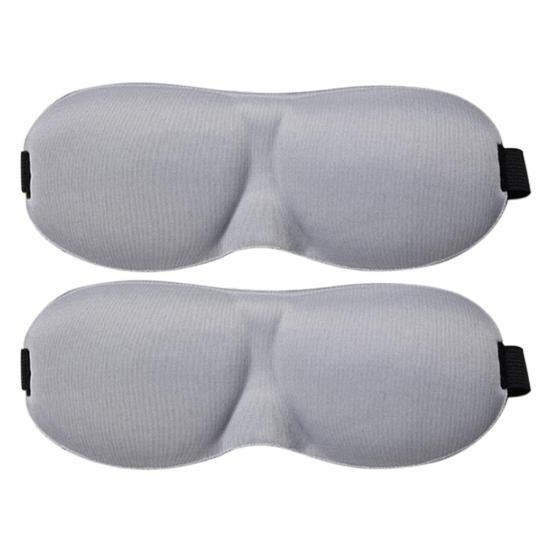 2 Stücke Unisex Atmungsaktive Schlaf Eyeshade Abdeckung Augenmaske Patch Rest Augenbinde