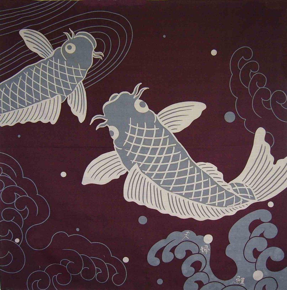 Маэда Сенко Кайунтей Счастливый Фуросики Пара Карпов 046337