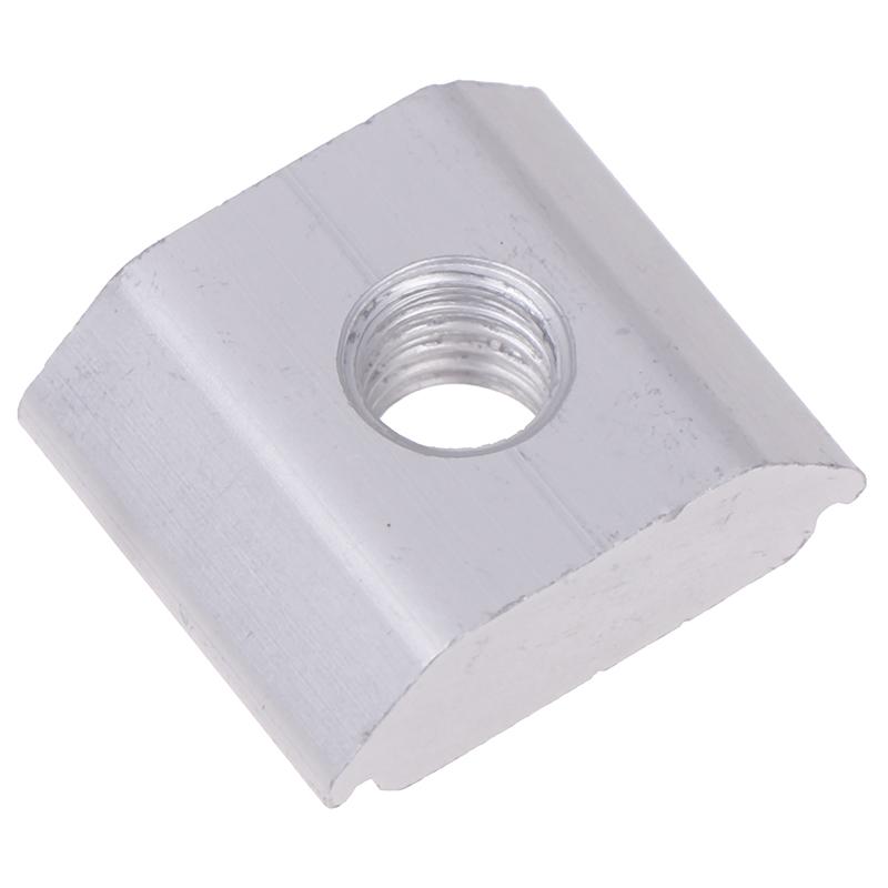 5Pcs 21.2Mm 22.3Mm 23.7Mm Solar Panel Mounting Aluminum Alloy Bracket End Mid Clamp T-Blocks Square Nuts M8 T-Sliding Nut