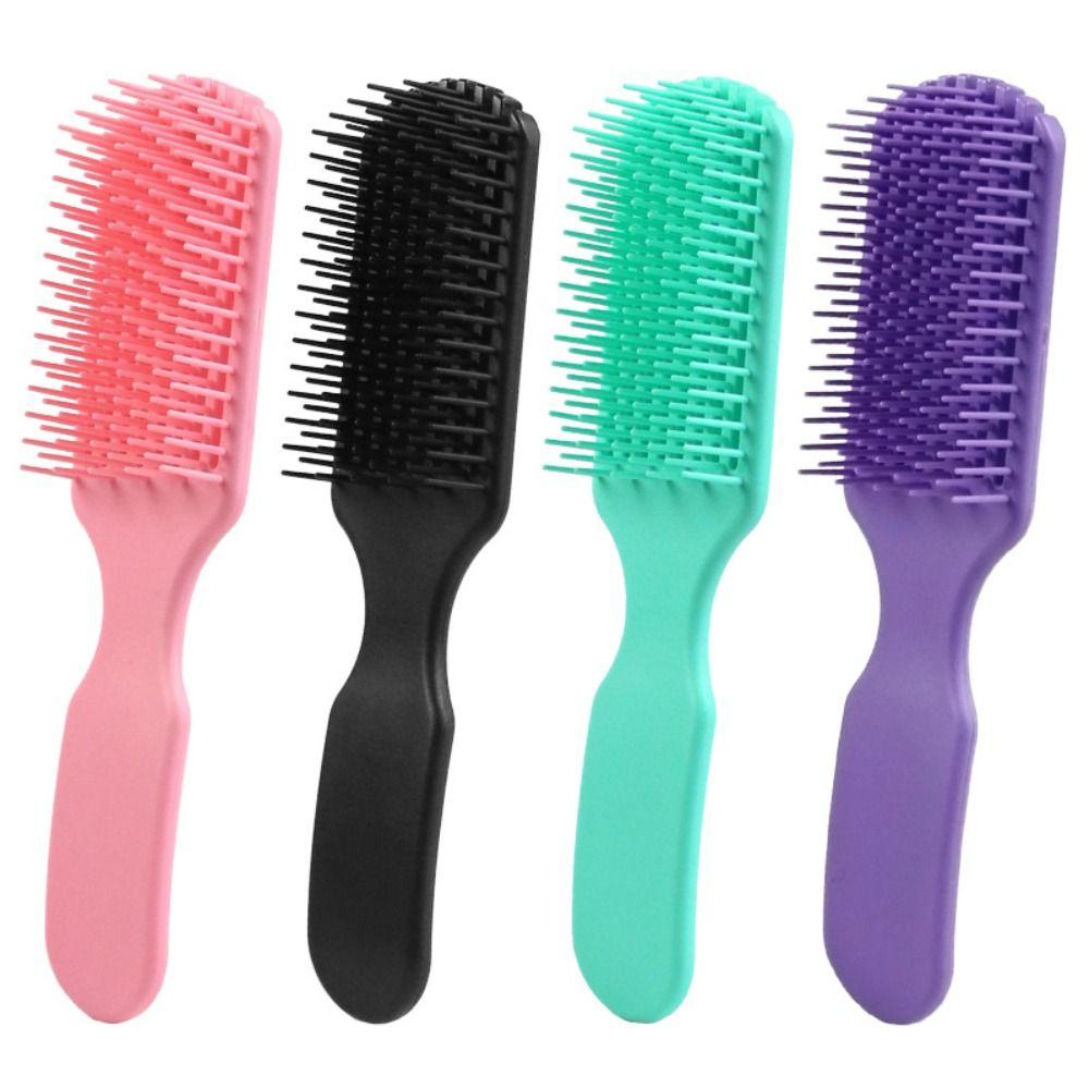 Body Hollow Shape 9-Claw Hair Styling Comb Comfortable Hairbrush for Straight and Curly Hair