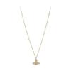 Vivienne Westwood Women Camella Bath Relief Necklace Gold White 630203bh R102