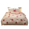 OLOEY Strawberry Bear Cartoon Quilt