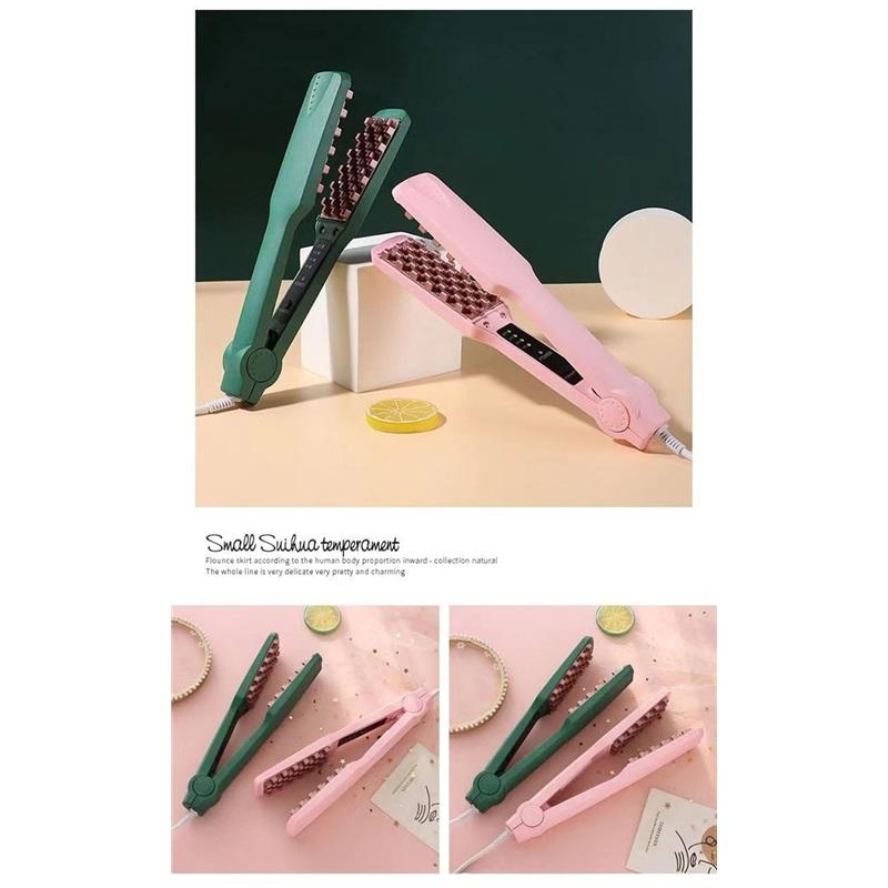 Elektrikli Profesyonel Mısır Kıvırma Splinti Saç Kabartma Sihirli Alet Mısır Sakalı Erkek Ped Saç Kökü Kıvırıcı Kalay Folyo Saç Kıvırma Çubuğu