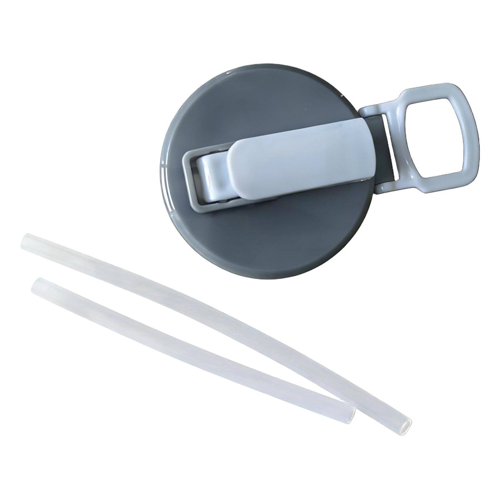 

Plastic Can Lid with Straw Cover and Two Replacement Straws Compatible with Standard Soda and Beverage Cans Easy to Use and Reusable One Size