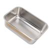 Stainless Steel Dish Basin Tub with Wooden Cover Lid Multifunction Sink Fruit Vegetable Washing
