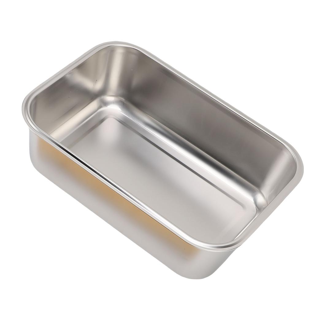 Stainless Steel Dish Basin Tub with Wooden Cover Lid Multifunction Sink Fruit Vegetable Washing