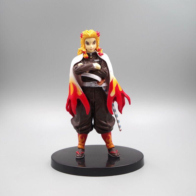 Highquality Pvc Demon Slayer Action Figures Collection Including Mitsuri Muichiro Tengen Kyojuro Obanai Kanao Sanemi Elegant Decorations