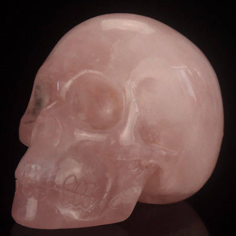 Skull Pink Art Figurine Handicraft Living Room Display Decoration Gifts Toy