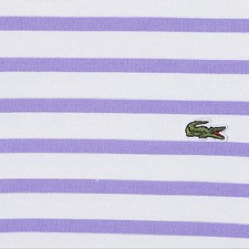 LacoSTe Women S STriped Long Sleeve T ShirT Tf821e 54n Gfu