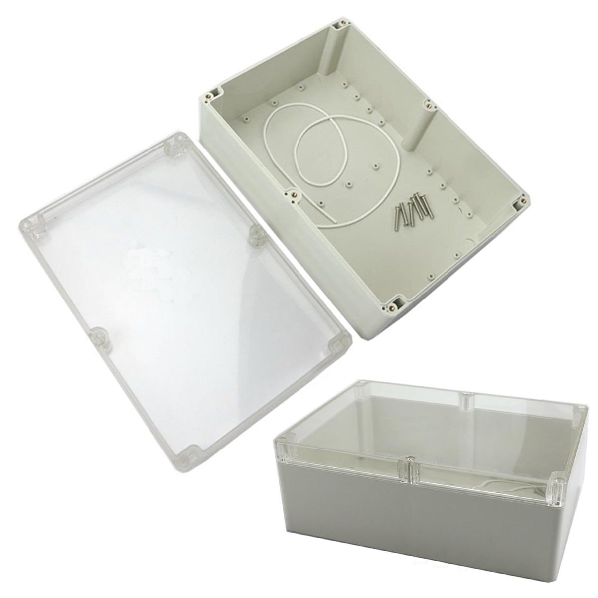 

New 265*185*95mm Waterproof Clear Electronic Project Box Enclosure Plastic Case