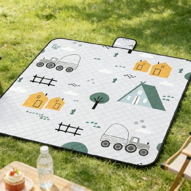 Large 200x150cm/200x200cm Foldable Outdoor Blanket Waterproof Sand Resistant for Adults Ideal for Park Beach Festivals