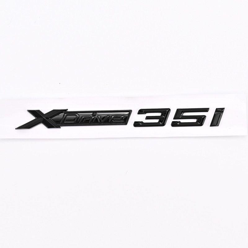 Zadní nápis kufru auta Originální náhradní štítek Pro BMW Xdrive 20i 25i 30i & GT - 18i 23i 28i 35i 40i 45i X1/X2/X3/X4/X5/X6/X7