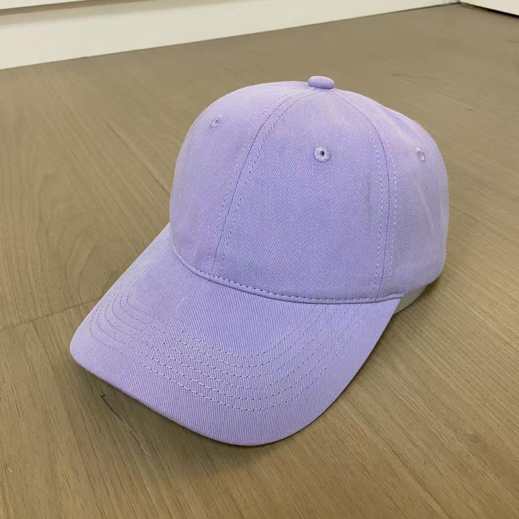 Cotton Solid Color Baseball Cap Student Shade Cap Couple Versatile Street