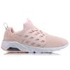 Li Ning Bubble Ace Half Palm Air Cushion Integrated Knitted Sports Shoes Women Sneakers Pink White AGLM022-3