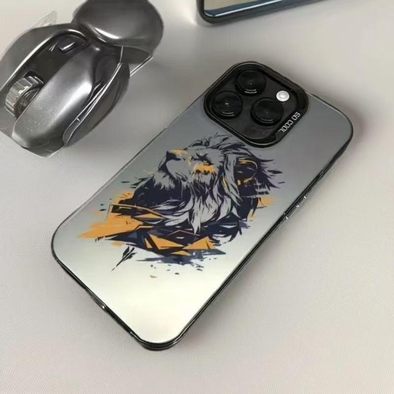 

Lion Gazing Case for iPhone 13/14/15/16/17, Premium Feel, Trendy Design iPhone 11