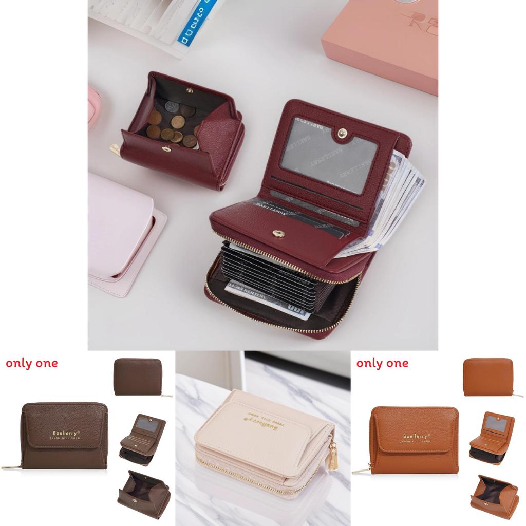 Fashionable And Minimalist Short Wallet With Letter Printing Design For Daily Use And Wearresistant Durability