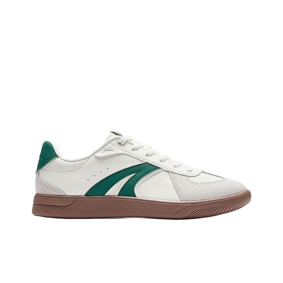 Anta TT Shoe Series Fashion Versatile Trendy Shock Absorbing Durable Low Top Skate Shoes Women sneaker White Green 922548019-1