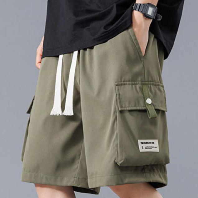 Men's Casual Cargo Shorts Summer Sports Shorts Outdoor Camping Shorts Breathable Loose Shorts Beach Hiking Shorts