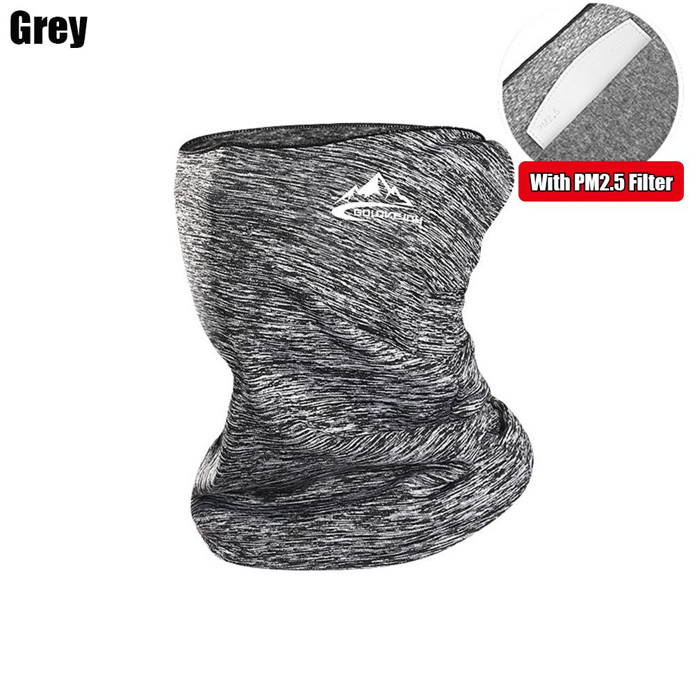

Caps Sports Headwear Outdoor Running Bike Headbands Cycling Scarf Bicycle Bandana Face Mask сірий колір