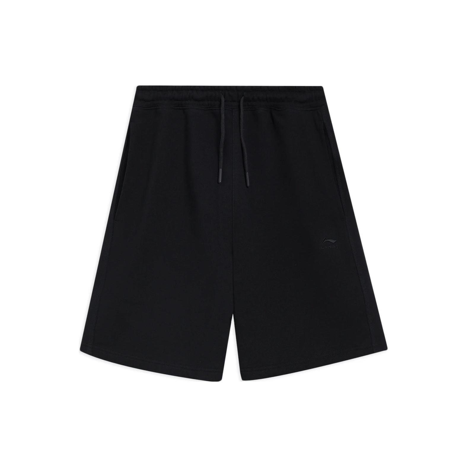 Li-Ning Embroidered Logo Shorts Black Men s AKSS309-2 S
