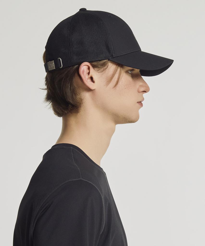 Nyuballanseu Nbgdgf2202 / Frozen Mesh Structure Ball Cap (Black)
