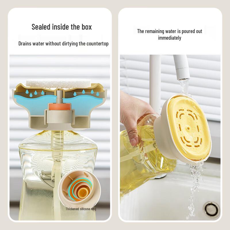 Changbaosen Press-Type Soap Dispenser & Organizer