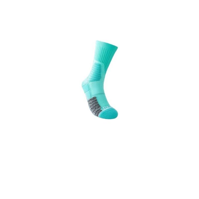 Male Autumn and Winter Heavy Towel Bottom Sports Running Basketball Badminton High Socks