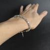 Silver Bracelet with Natural Topaz 11.335ct, Item Weight 12.24 G (2205630)