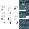 Elegant Geometric Alloy Earrings Milk Pattern Silver-plated Street Style