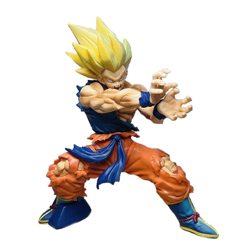 Фигурка Аниме Сон Гоку из Dragon Ball Z, Повреждения в бою, Ударная волна, Статуэтка из Манги, ПВХ Фигурка Действия, Коллекционная Модель, Куклы, Игрушки