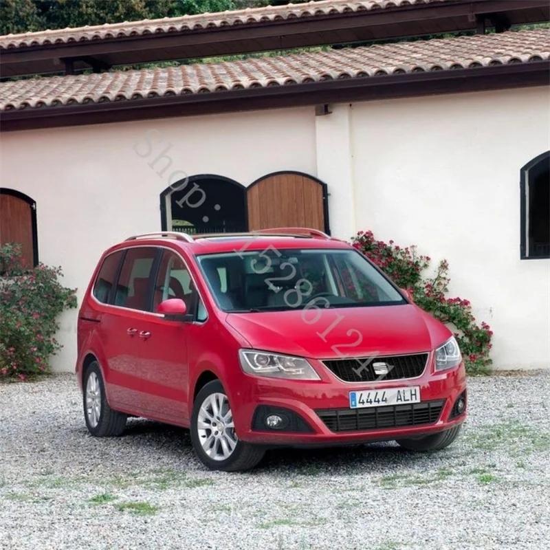 for Seat Alhambra 2011 2012 2013 2014- Car Accessories stainless steel Rear Bumper Protector Sill Trunk Tread Plate Trim