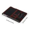 Car cell phone holder multifunctional car anti-slip mat interior supplies pad temporary parking number plate