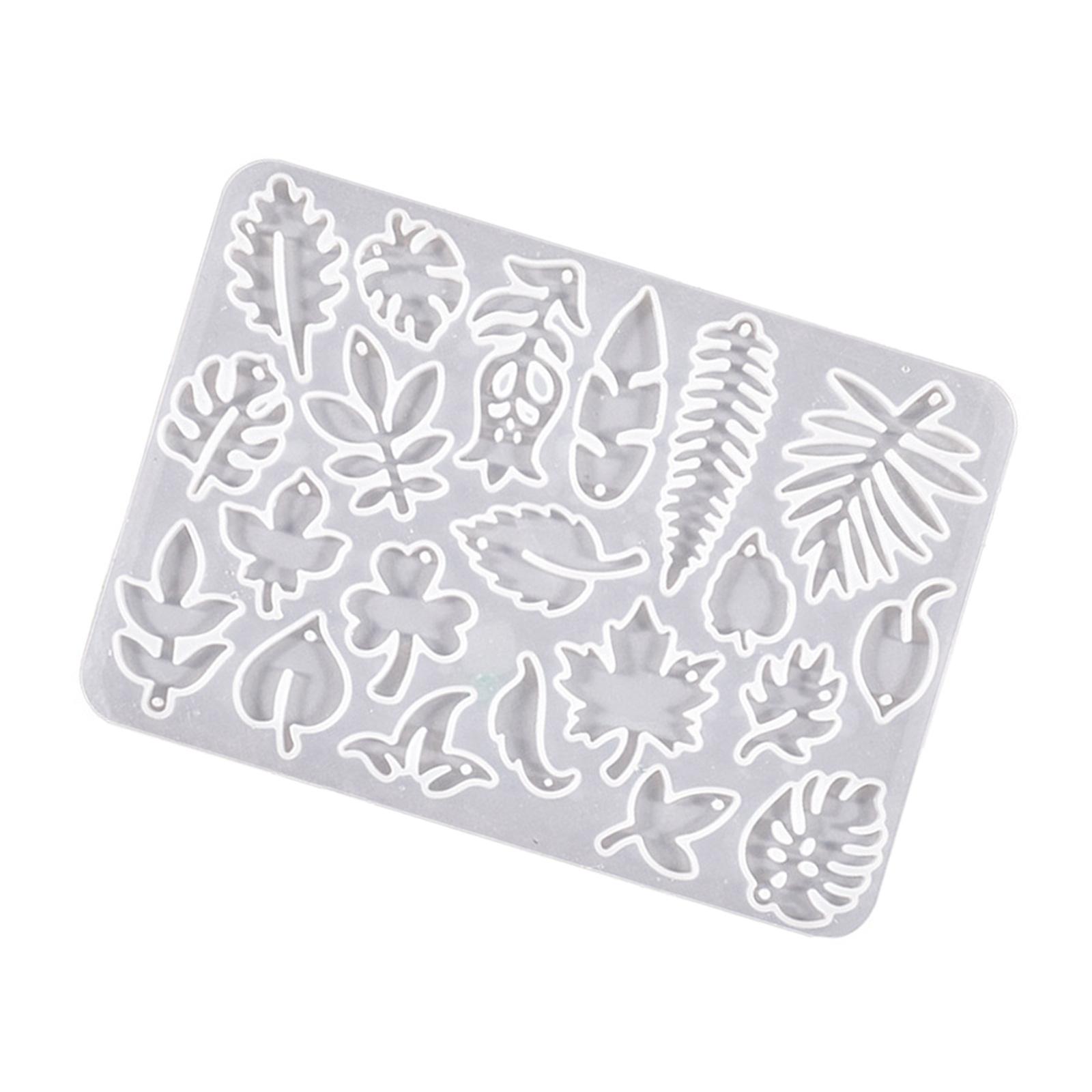 

Несколько силиконовых форм с цветочным узором для изготовления украшений ручной работы, с формами лепестков и листьев роз, стильная форма для подвесок и шармов T2