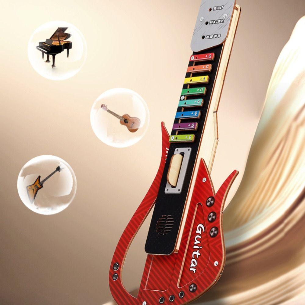 DIY Assembly Children's Music Guitar Toy Sound Music Instrument Toys Kindergartens Toddlers
