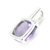 Les Trésors De Lily [G5623] - Purple 'Linda' Silver Pendant