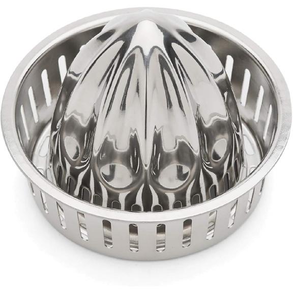 Jarware - 82654 Jarware Stainless Steel Citrus Juicer Lid for Mason Jars, Wide-Mouth, Metallic